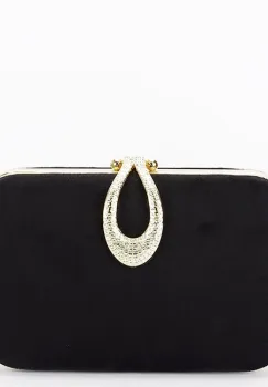 Geanta clutch eleganta neagra BJH-756 05 imagine