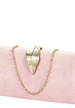 Geanta clutch roz deschis BJH-20273 05 imagine