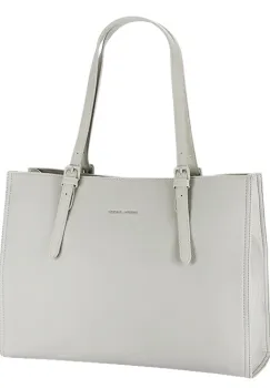 Geanta crem David Jones Paris de talie mare CM8234 M13 imagine