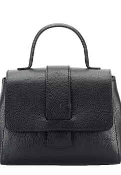 Geanta din piele naturala neagra 1047 123 imagine