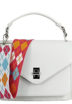 Geanta eleganta alba F6978 14 imagine