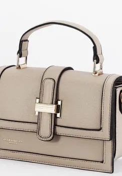 Geanta eleganta bej F3680 14 imagine