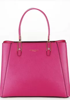 Geanta fucsia FloraCo Paris de talie mare F2588 11 imagine