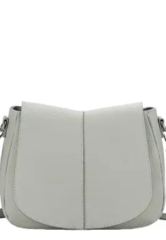 Geanta gri deschis din piele naturala 8960 123 imagine
