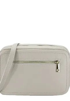 Geanta gri din piele naturala 8915 124 imagine