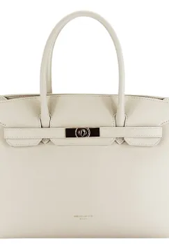 Geanta mare crem David Jones CM7391 16 imagine