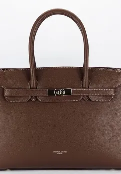 Geanta mare maro ciocolatiu David Jones CM7391-1 17 imagine
