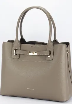 Geanta mare taupe deschis David Jones CM7744 12 imagine