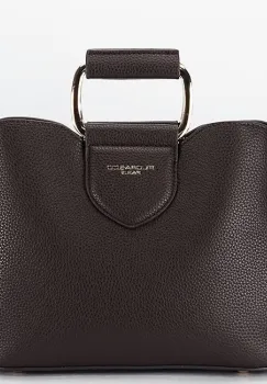 Geanta medie maro cafeniu FLORACo F6977 126 imagine