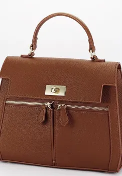 Geanta medie maro DianaCO DHJ823-2 17 imagine