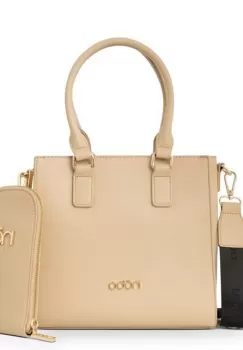 Geanta medie NOBO R0940-C015 M0 Camel deschis imagine