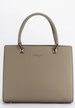 Geanta medie taupe David Jones CM7398-1 12 imagine