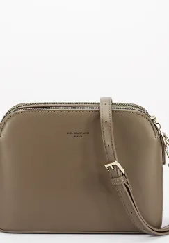 Geanta medie taupe David Jones Paris CM6938 15 imagine