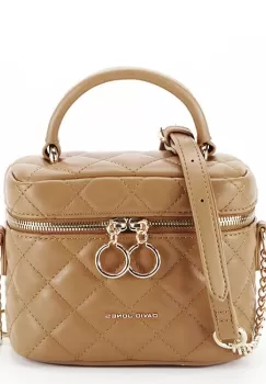 Geanta mica David Jones Paris CM6701 14 Camel imagine