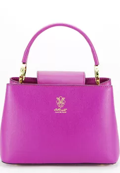 Geanta mica din piele naturala 8950 120 Fucsia imagine