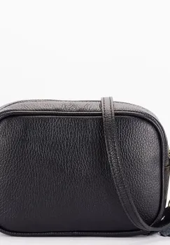 Geanta mica neagra din piele naturala 1533 123 imagine