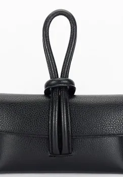 Geanta mica neagra din piele naturala 1732 123 imagine