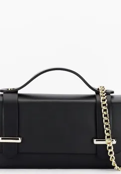 Geanta mica neagra din piele naturala 1870 06 imagine