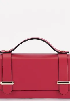 Geanta mica rosie din piele naturala 1870 06 imagine
