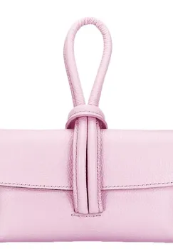 Geanta mica roz din piele naturala 1732 123 imagine