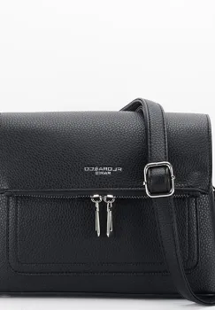 Geanta neagra casual FloraCO Paris H6922 126 imagine