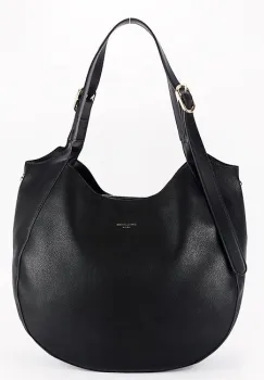 Geanta neagra David Jones Paris de talie mare CM8456 M13 imagine