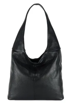 Geanta neagra de talie mare din piele naturala 8924 127 imagine