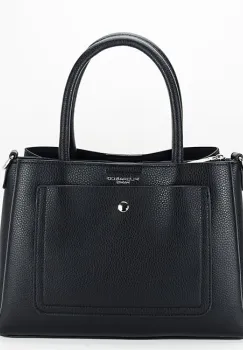 Geanta neagra FloraCO Paris F8518 11 imagine