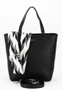 Geanta neagra FloraCo Paris H6901 16 imagine