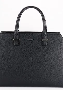 Geanta neagra FloraCO Paris H6998 13 imagine