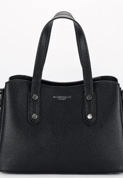 Geanta neagra medie FloraCO Paris H8502 15 imagine