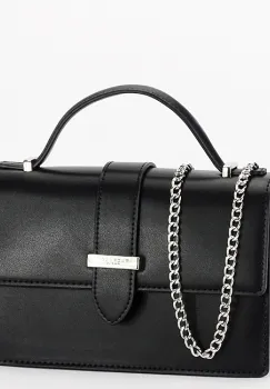Geanta neagra mica FloraCO Paris F8566 14 imagine