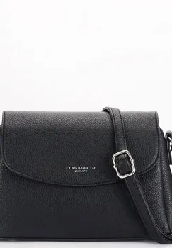 Geanta neagra mica FloraCO Paris H6930 16 imagine
