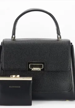 Geanta neagra Premium cu portofel CB2420-1 imagine