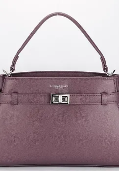 Geanta plamaniu inchis dama FloraCo Paris F8541 14 imagine