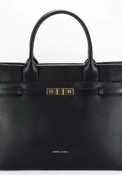 Geanta resigilata neagra mare David Jones CM7736-RESIG imagine