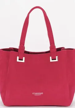 Geanta rosie din velur DIANACO DHJ929-2 M13 imagine