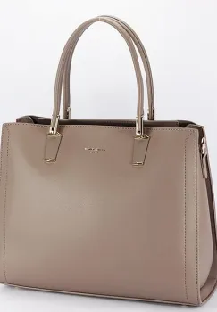 Geanta taupe David Jones Paris CM6718-5 11 imagine