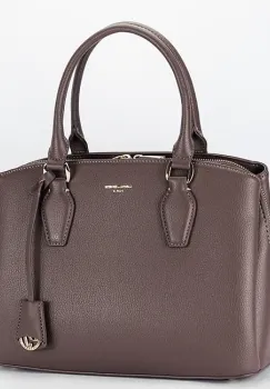 Geanta taupe inchis mare David Jones CM7252-2 16 imagine