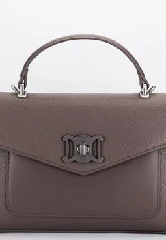 Geanta taupe inchis medie David Jones CM7793 14 imagine