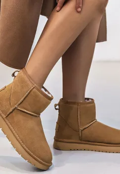 Ghete camel din piele naturala JB1967 111 imagine