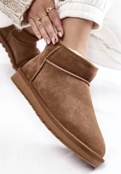 Ghete camel din piele naturala W5821 118 imagine
