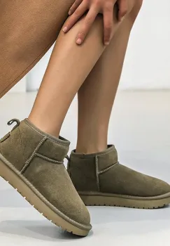 Ghete kaki din piele naturala JB1966 111 imagine