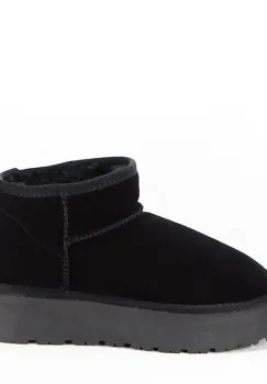 Ghete negre din piele naturala JB1924 118 imagine