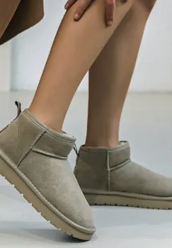 Ghete taupe din piele naturala JB1966 111 imagine