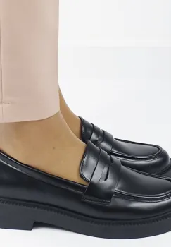 Mocasini negri de tip loafers 1817 03 imagine