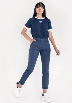 Pantaloni bleumarin Chino Nina Carter J250 M10 imagine