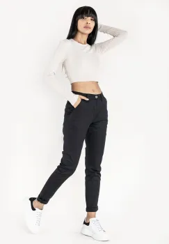 Pantaloni negri Chino Nina Carter J250 M10 imagine