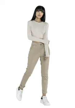 Pantaloni Taupe Chino Nina Carter J250 M10 imagine