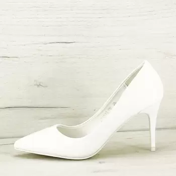 Pantofi eleganti albi BG1313 imagine